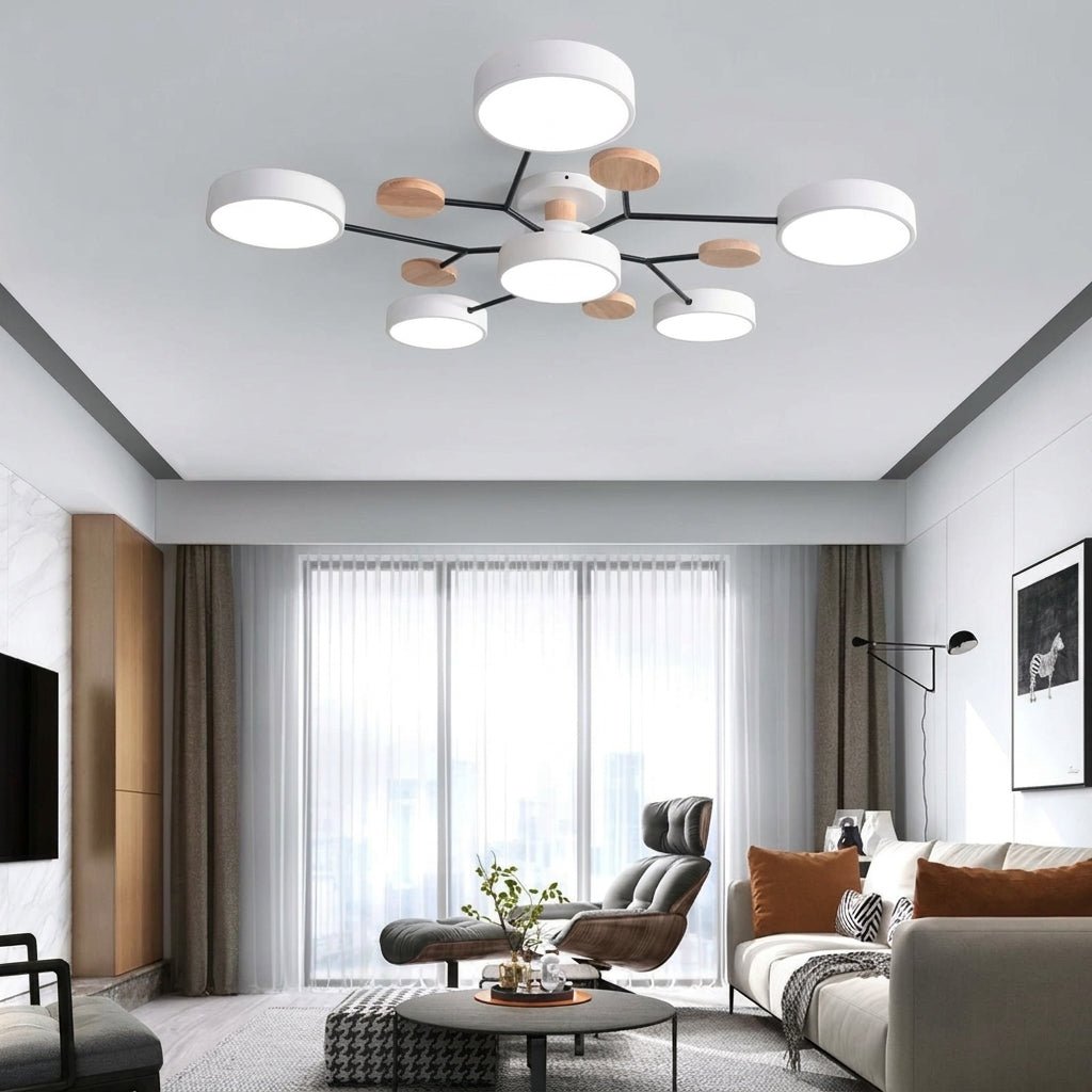 ARBORIA – Plafonnier LED scandinave au design naturel en forme de branche