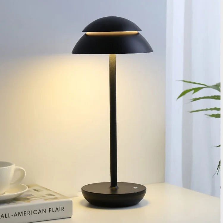 SCANDORA – Lámpara de mesa LED inalámbrica de diseño nórdico con control táctil