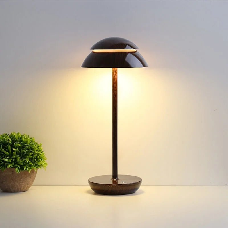 SCANDORA – Lámpara de mesa LED inalámbrica de diseño nórdico con control táctil