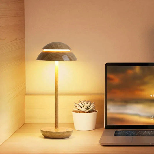 SCANDORA – Kabellose LED Tischlampe im nordischen Design mit Touch-Steuerung