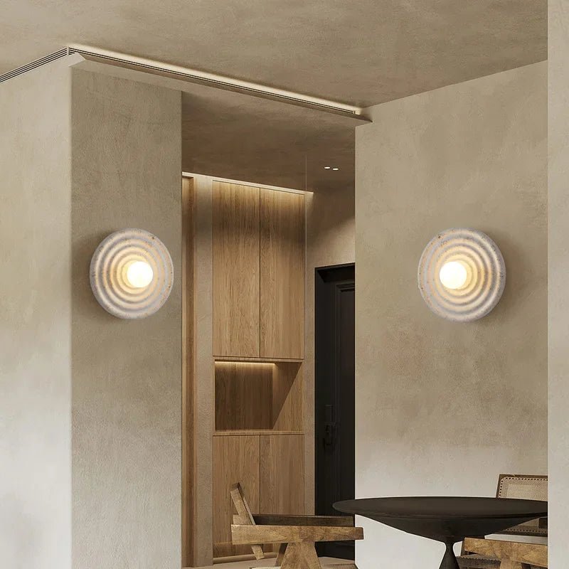 WABIGLOW – Lámpara de pared LED de cerámica Wabi-Sabi