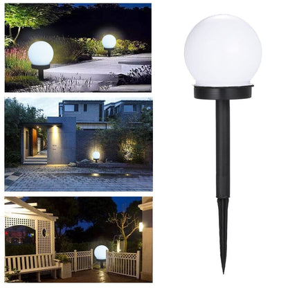 Lámpara solar de jardín LED Runde – Iluminación de jardín eficiente en energía y con estilo con control automático de luz