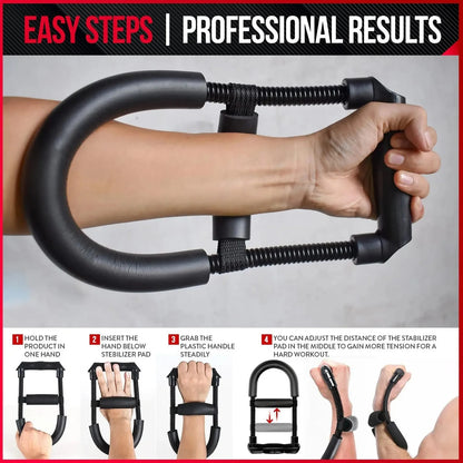 Gripmaster - Adjustable grip trainer for strengthening the hand & forearm