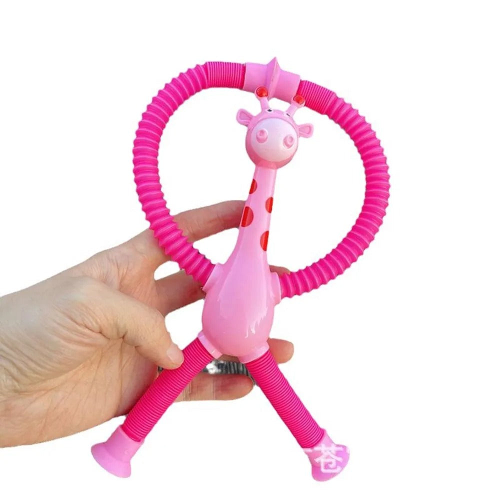 FlexiGiraffe – Dehnbares Saugnäpftassenspielzeug für kreative Kinder