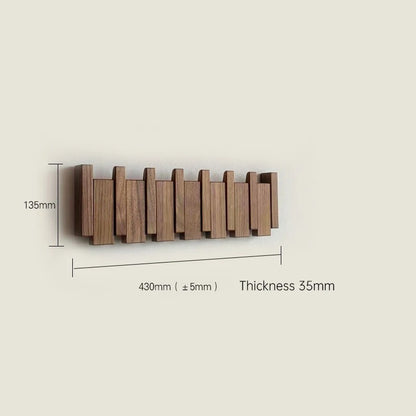 Gancho de pared de madera – Gancho plegable de madera para un orden con estilo