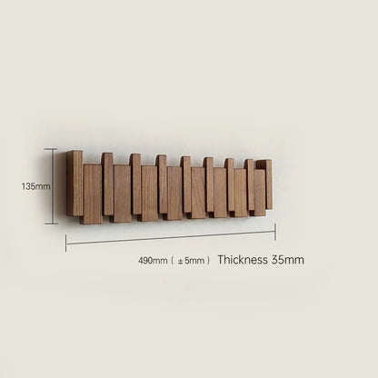 Gancho de pared de madera – Gancho plegable de madera para un orden con estilo