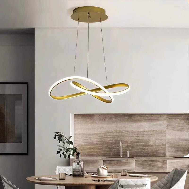 CLOVISHINE – Suspension élégante au design trèfle pour espaces modernes