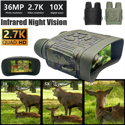 NightPulse Binoculars- Night vision binoculars with 300 m range & recording function