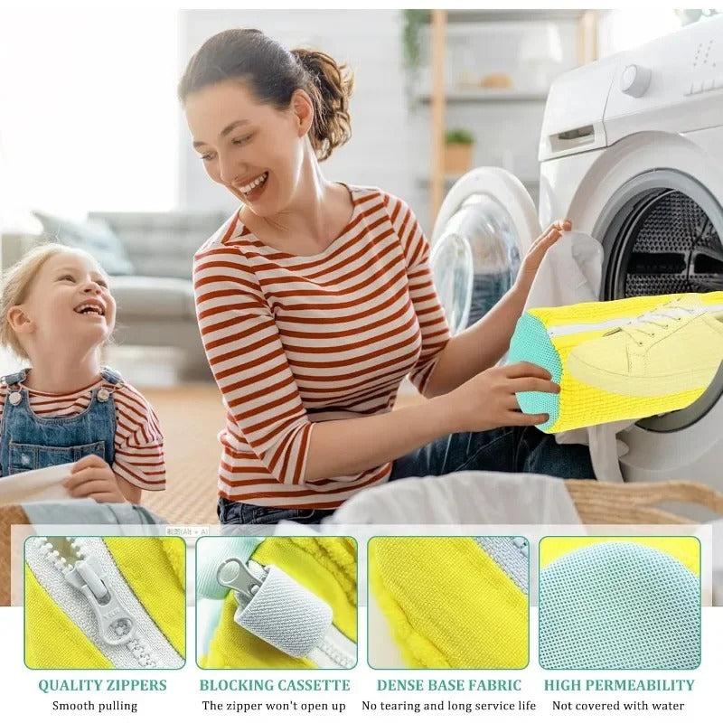 BOLSA SHOECLEAN – Bolsa para lavar zapatos para una limpieza profunda en la lavadora