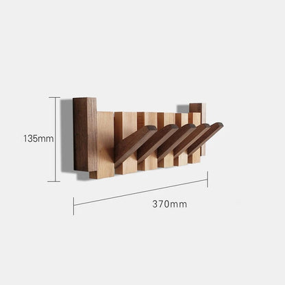 Gancho de pared de madera – Gancho plegable de madera para un orden con estilo