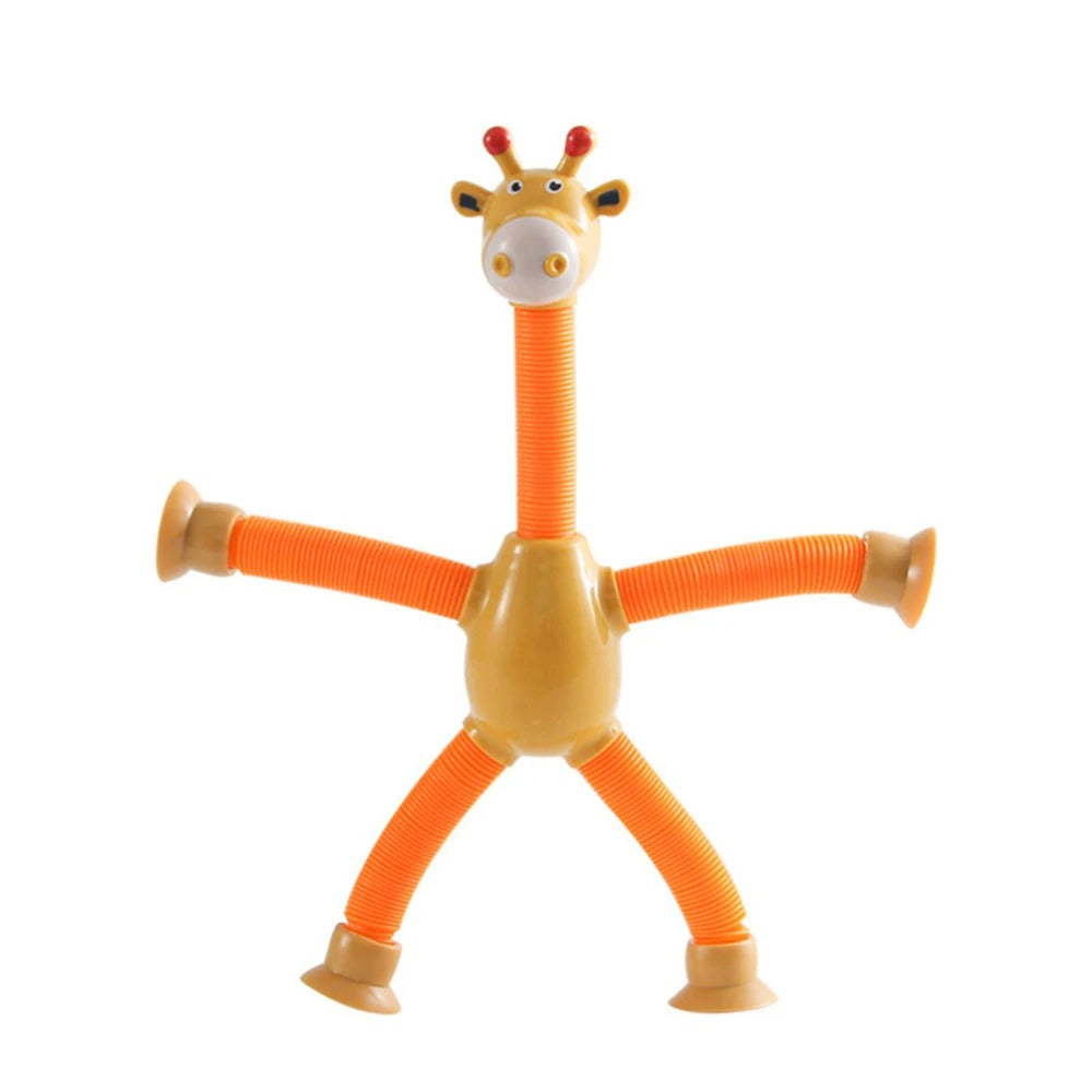 FlexiGiraffe – Dehnbares Saugnäpftassenspielzeug für kreative Kinder