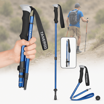 TREKKIFY – Bastoni da passeggio pieghevoli e regolabili per escursioni