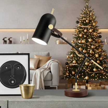 GLOVANCE – Moderne Metall-Tischlampe mit E27 LED für Lesen & Ambient Light