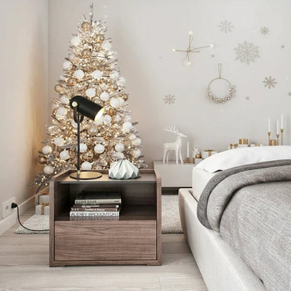 GLOVANCE – Moderne Metall-Tischlampe mit E27 LED für Lesen & Ambient Light