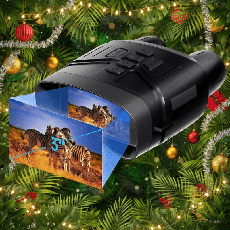 NOCTIVIEW – Jumelles de vision nocturne infrarouge numériques avec résolution 4K et caméra 36MP