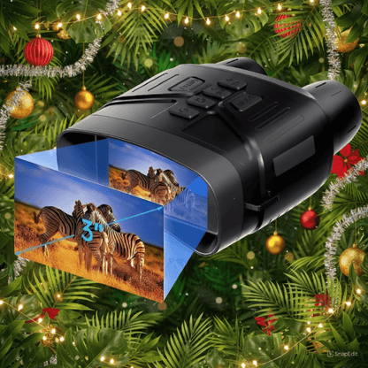 NOCTIVIEW – Jumelles de vision nocturne infrarouge numériques avec résolution 4K et caméra 36MP