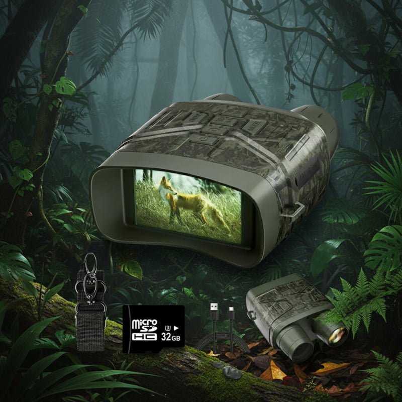 NOCTIVIEW – Jumelles de vision nocturne infrarouge numériques avec résolution 4K et caméra 36MP