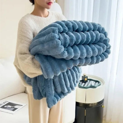 Variant image for Kuscheldecke Beige 150x200 cm Polyester für Alle Jahreszeiten-4