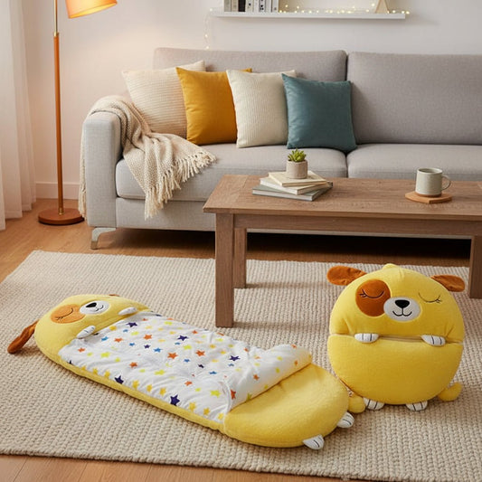 MAGICALCUDDLE – 2-in-1 Cuddle Toy Sleeping Bag for Kids