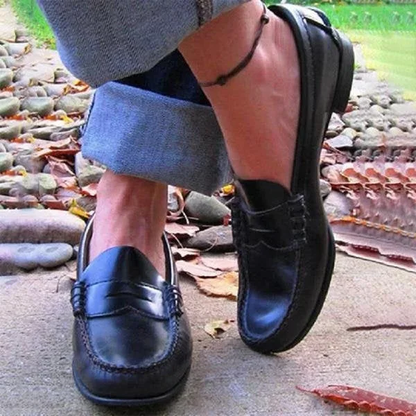 LADYLUX – Klassieke PU-lederen loafers voor elegante dagelijkse comfort