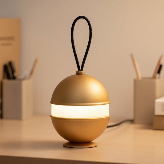PERLORA – Wiederaufladbare kabellose Touch-Tischlampe für moderne und elegante Wohndekoration