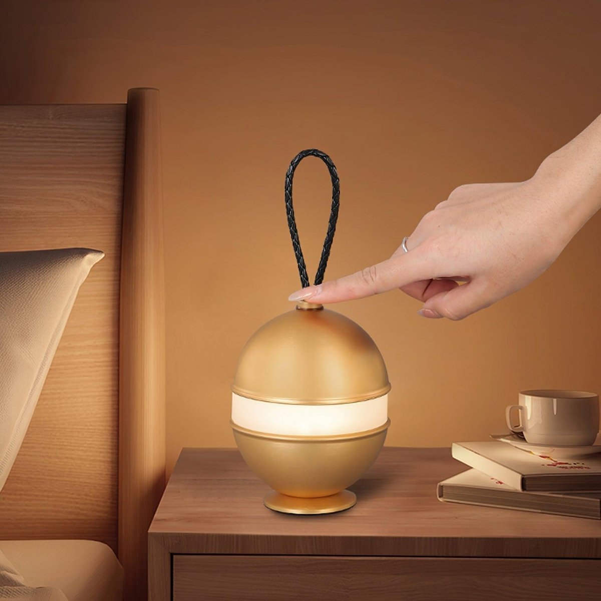 PERLORA – Lámpara de mesa táctil inalámbrica recargable para decoración moderna y elegante del hogar