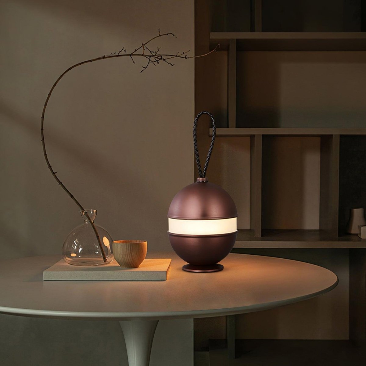 PERLORA – Lámpara de mesa táctil inalámbrica recargable para decoración moderna y elegante del hogar