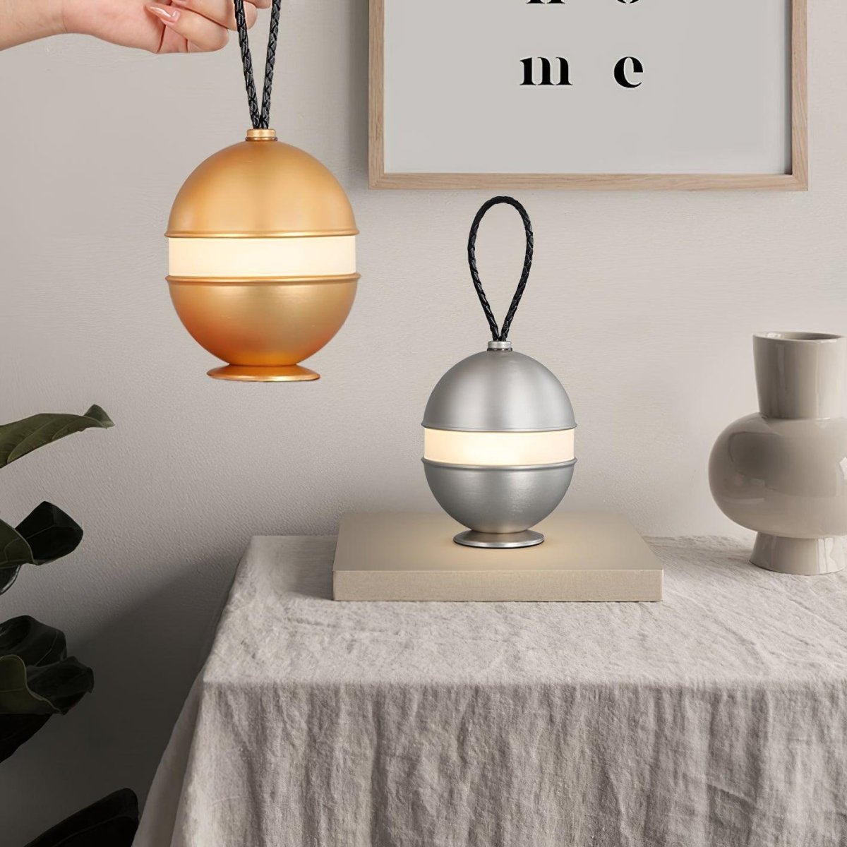 PERLORA – Lámpara de mesa táctil inalámbrica recargable para decoración moderna y elegante del hogar