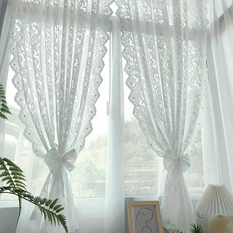 TAILLACE – Elegant Lace Phoenix Tail Curtains
