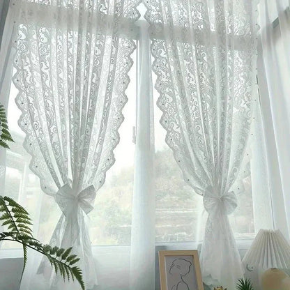 TAILLACE – Elegant Lace Phoenix Tail Curtains