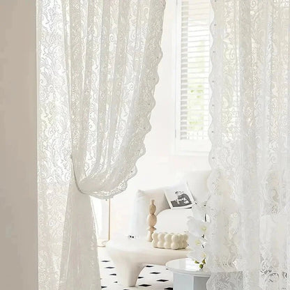TAILLACE – Elegant Lace Phoenix Tail Curtains