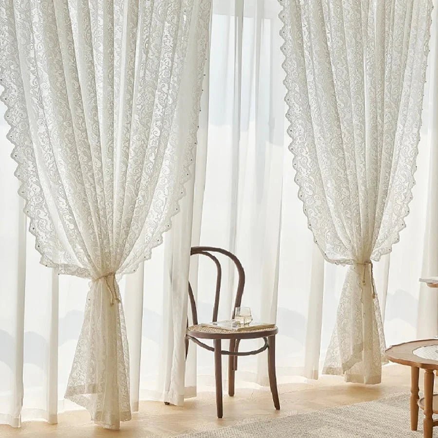 TAILLACE – Elegant Lace Phoenix Tail Curtains