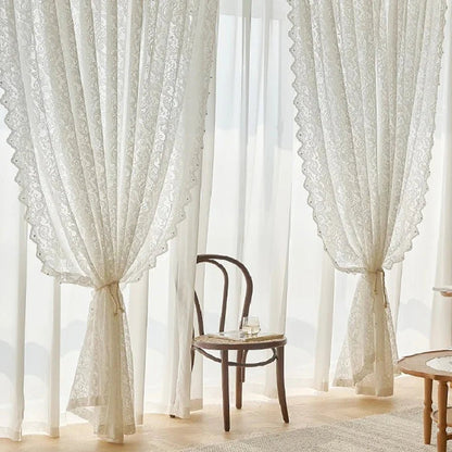 TAILLACE – Elegant Lace Phoenix Tail Curtains