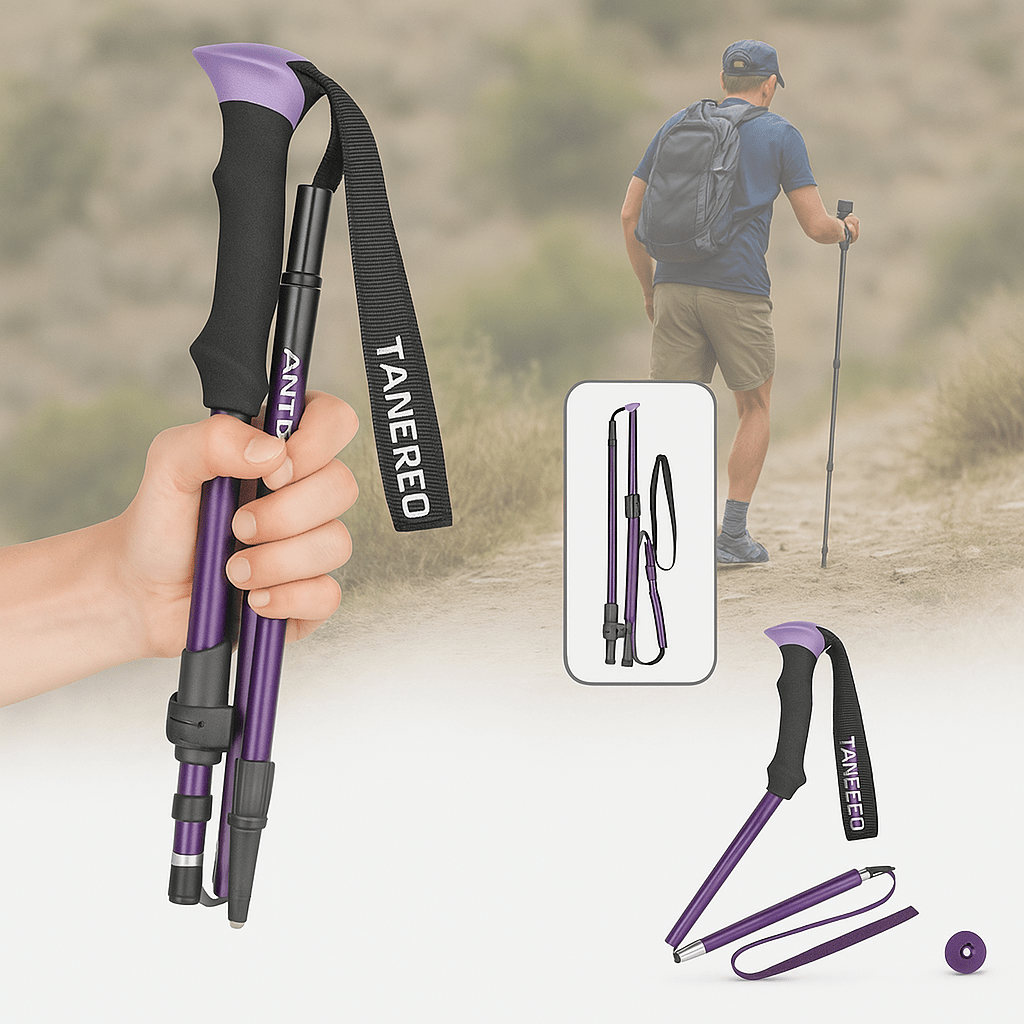 TREKKIFY – Bastoni da passeggio pieghevoli e regolabili per escursioni