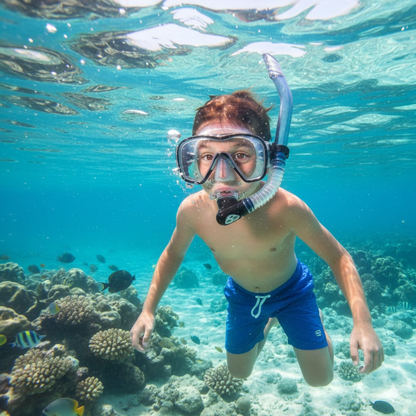 SEAVISTA – Máscara de snorkel plegable para una visión clara bajo el agua y aventuras cómodas