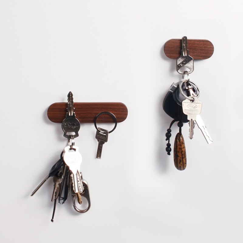 RUSTEVA – Portachiavi magnetico in legno da parete per un fascino rustico e funzionalità