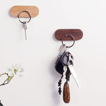 RUSTEVA – Portachiavi magnetico in legno da parete per un fascino rustico e funzionalità