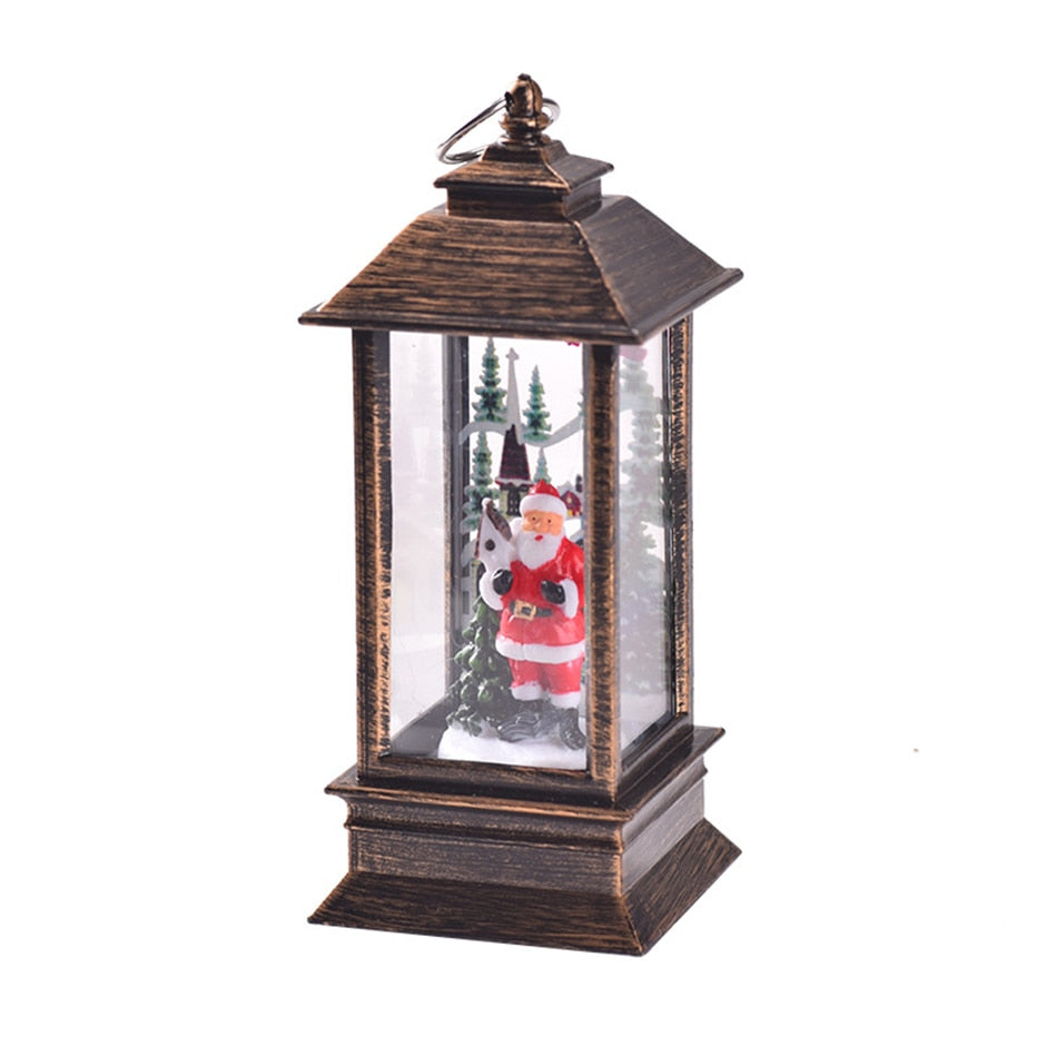 YULEORA – Vintage Christmas lantern for seasonal décor
