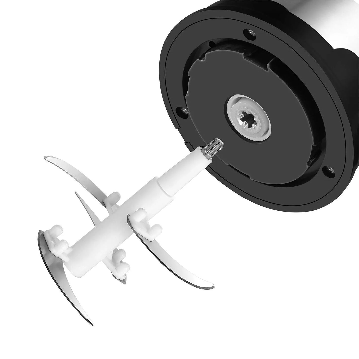 SLICONIQ – Tritatutto alimentare da 2L con motore da 300W e lame in acciaio inox 4D per risultati rapidi e uniformi