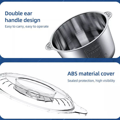 SLICONIQ – Tritatutto alimentare da 2L con motore da 300W e lame in acciaio inox 4D per risultati rapidi e uniformi