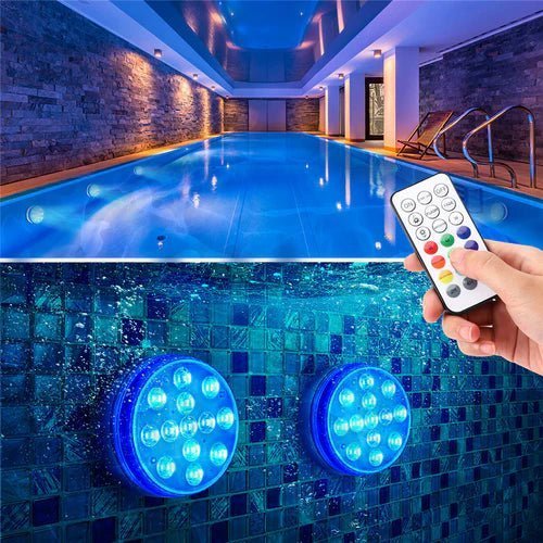 AQUARAY – Waterdicht zwembadverlichtingssysteem met afstandsbediening