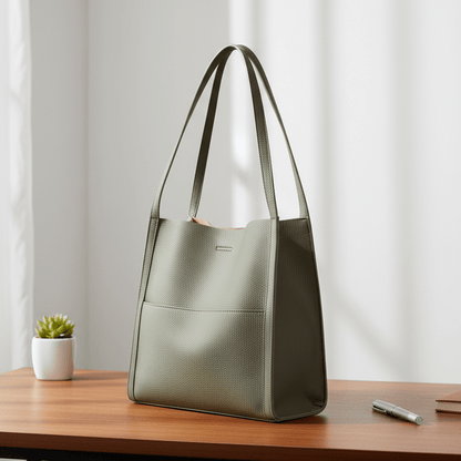 CITYTOTE – Elegant Faux Leather Bag for Office & Daily Use