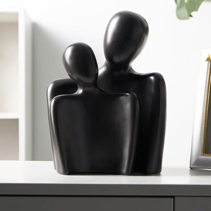 LOVENZA – Sculptures abstraites en céramique au design harmonieux en duo