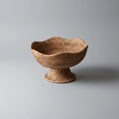 ORGANICBASK – Cesto per frutta in rattan fatto a mano con aspetto naturale