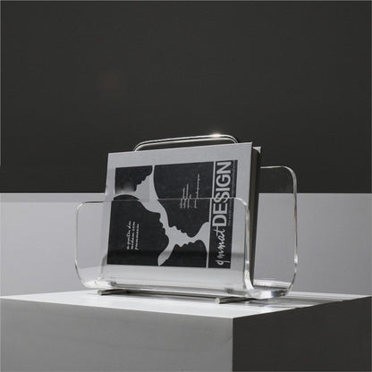 STYLEFILE – Acrylic Magazine Holder with Sophisticated Silhouette