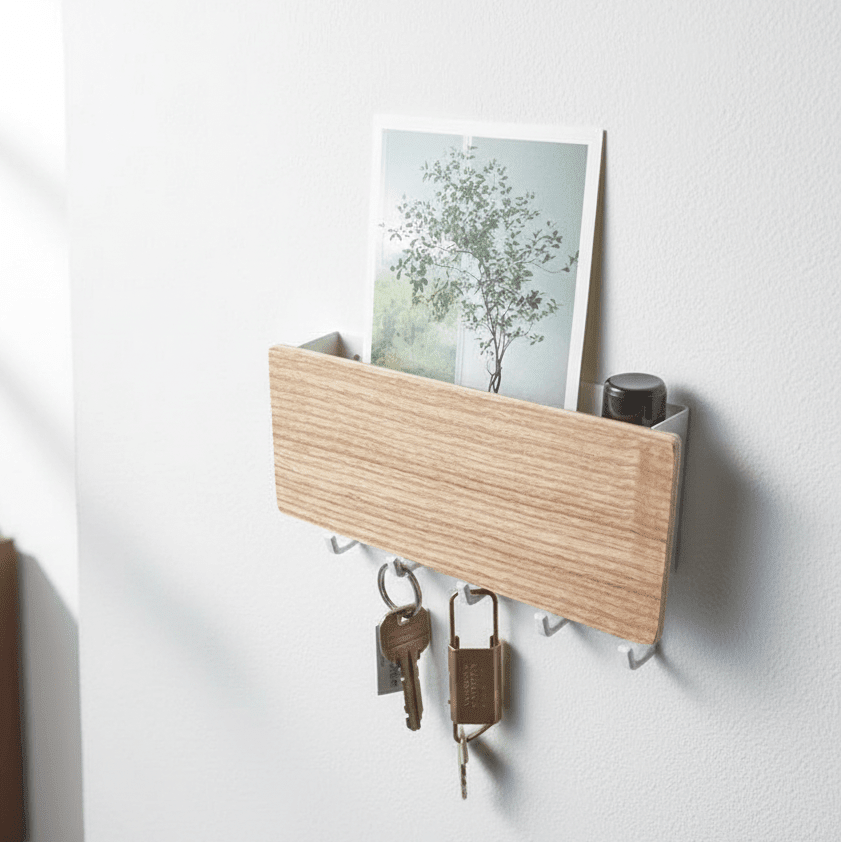 KEYLUX – Portachiavi in legno con design elegante e naturale raffinatezza