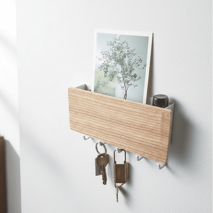 KEYLUX – Portachiavi in legno con design elegante e naturale raffinatezza