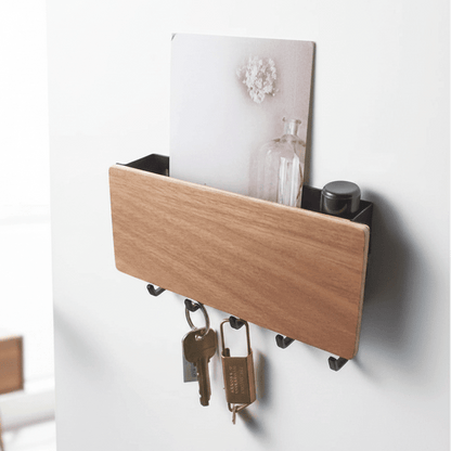 KEYLUX – Portachiavi in legno con design elegante e naturale raffinatezza