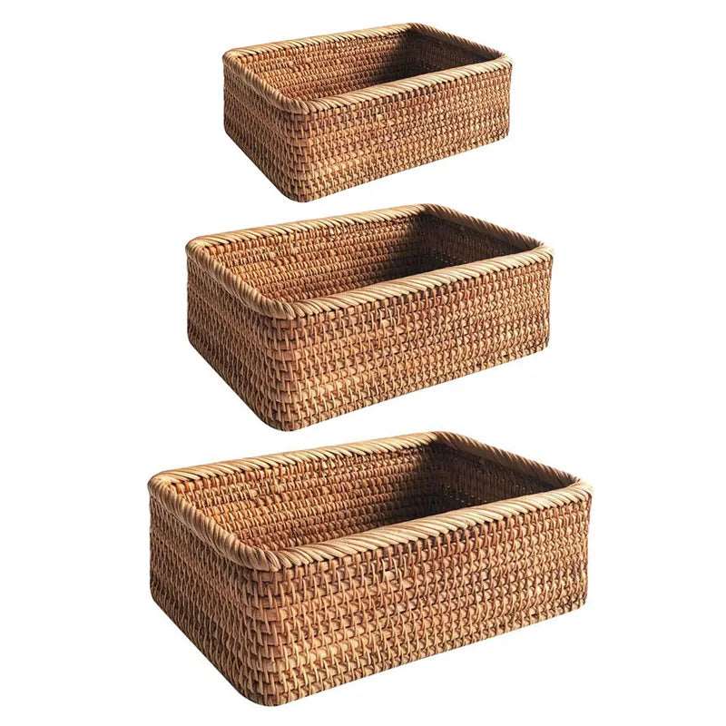 RUSTELLE – Elegantes cestos de ratán para un almacenamiento estilizado y natural