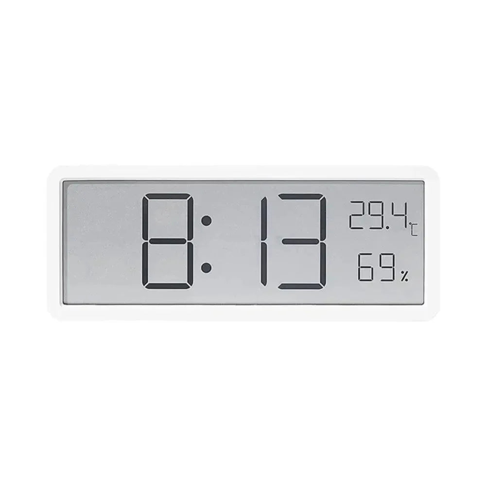 TEMPOTIX – Horloge murale LED digitale avec affichage clair de l'heure et de la température